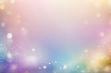Wall Mural - soft and dreamy abstract background with colorful bokeh effect creating sense of magic and wonder
