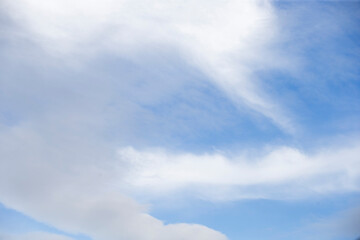 Wall Mural - Blue sky with white cloudsbe used as a background.