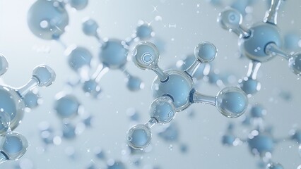 Poster - Conceptual diagram of transparent molecular structure