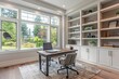 © Amni - Modern Home Office with Large Window View