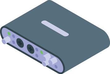 Poster - Professional audio interface for home recording studio, digital music recording device