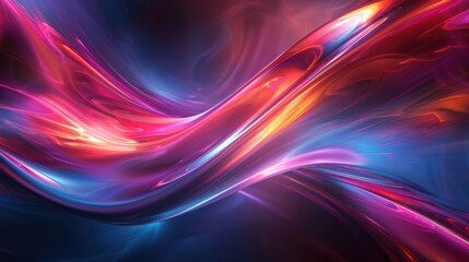 Leinwandbilder - A colorful, swirling pattern of red, blue, and purple