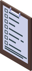 Poster - Illustration of a clipboard showing check marks representing completed tasks