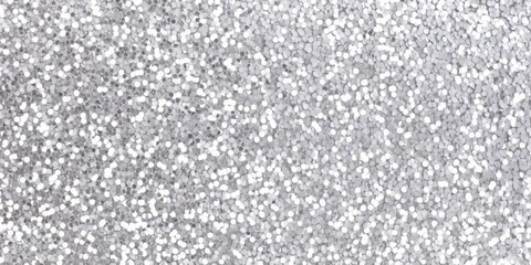 Wall Mural - Sparkling white glitter texture, perfect for festive and glamorous backgrounds in design projects