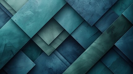 Poster - Dynamic Background with Blue and Green Elements