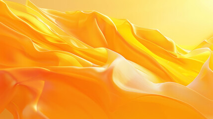 Wall Mural - Abstract orange and yellow background of abstract shapes