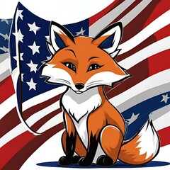fox american 4th of july, generative ai