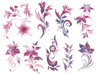 Wall Mural - floral background