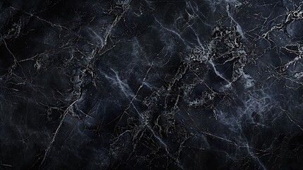 Poster - Natural Black Marble Texture Background With High Resolution Dark Gray Glossy Marbel Stone Texture For Interior Abstract Home Decoration Used Ceramic Wall Floor And Granite Slab Tiles  : Generative AI
