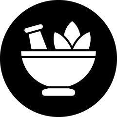 Sticker - Herb Leaf Icon Style