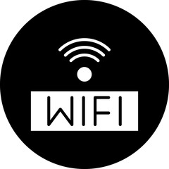 Poster - Wifi Icon Style