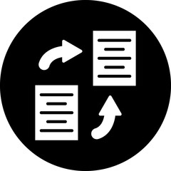 Poster - Data Transfer Icon Style