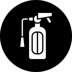 Poster - Fire Extinguisher Icon Style