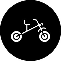 Canvas Print - Bike Toy Icon Style