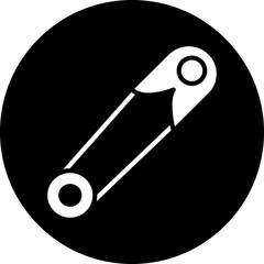 Poster - Safety Pin Icon Style