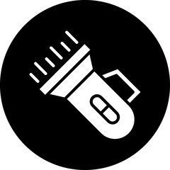 Poster - Flashlight Icon Style