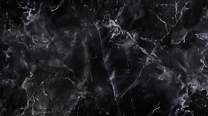 Poster - Natural Black Marble Texture Background With High Resolution Dark Gray Glossy Marbel Stone Texture For Interior Abstract Home Decoration Used Ceramic Wall Floor And Granite Slab Tiles  : Generative AI