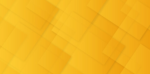 Poster - Abstract modern orange and yellow pattern geometric luxury gradient line background random square shape design. 3d shadow effects, modern design template background. layered geometric triangle shapes.