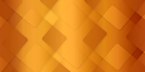 Poster - Abstract modern orange color pattern geometric luxury gradient line background random square shape design. 3d shadow effects, modern design template background. layered geometric triangle shapes.
