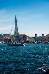 Wall Mural - Trieste International Regatta. Barcolana Show