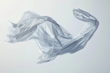 Poster - A white sheet is seen flying through the air