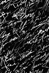 Poster - A collection of papers with handwritten notes in a simple, monochromatic design