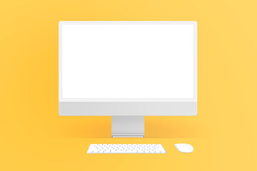 Sticker - Computer screen mockup png