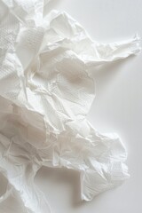 Poster - A close-up shot of a piece of white paper on a desk or table, with no distractions in the background