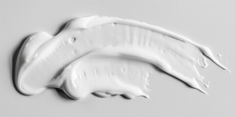 Aufkleber - A close-up shot of a white powder or substance on a table, suitable for use in scientific or medical contexts