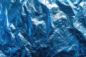 Aufkleber - A close-up shot of a blue sheet of foil, ideal for use in food or product photography