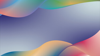 Background 3D Abstract Modern A charming blend of colors that form dynamic abstract waves with a captivating background.