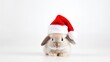 © Nice Seven - Cute Bunny in Santa Hat for Christmas