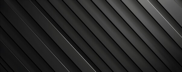 Poster - Black background with diagonal lines and subtle geometric patterns for a sleek, modern look