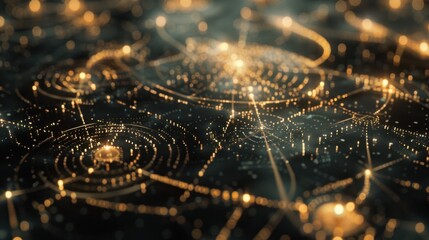 spider web with dew drops