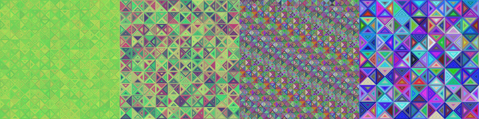 Poster - Abstract triangle polygon background collection