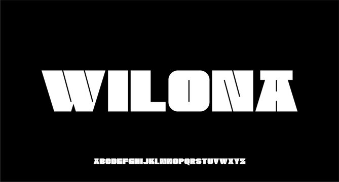 BOLD FUN URBAN DISPLAY ALPHABET FONT TYPE