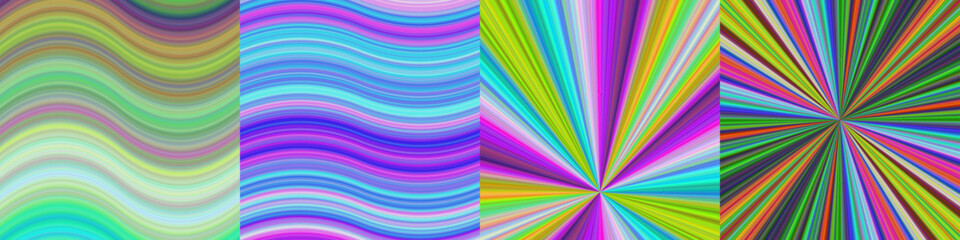 Poster - Colorful abstract background collection