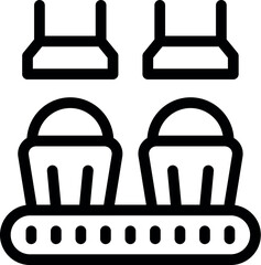 Poster - Conveyor belt moving cups in factory mass production line