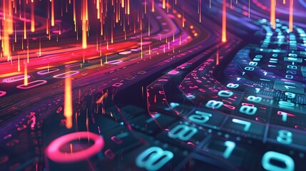 Aufkleber - Decrypting the Digital Stream An of Data Encryption and Cybersecurity