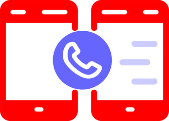 Canvas Print - Call Vector Icon