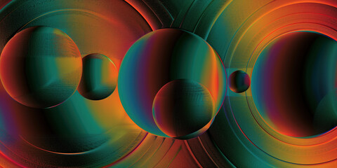 Poster - Abstract illustration of singularity concept. Origin of life. Space and science. Background image. Created with Generative AI technology.