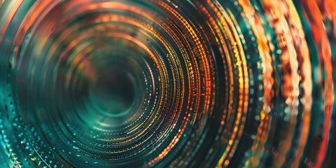 Poster - Abstract illustration of singularity concept. Origin of life. Space and science. Background image. Created with Generative AI technology.