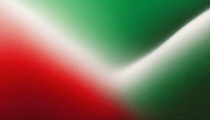 Aufkleber - Italian flag colors, texture with gradient and grain, abstract background banner for product presentation with copy space, red white green