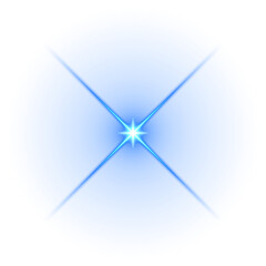 Poster - Luminous symmetry blink lighting isolate on transparent backgrounds illustrations png