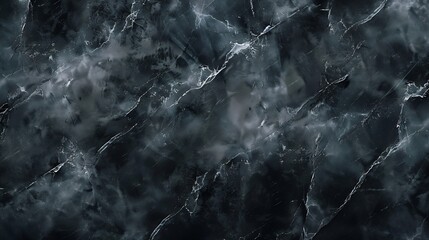 Poster - Natural Black Marble Texture Background With High Resolution Dark Gray Glossy Marbel Stone Texture For Interior Abstract Home Decoration Used Ceramic Wall Floor And Granite Slab Tiles  : Generative AI