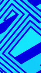 Poster - Moving pattern in style of maze. Design. Rotating and changing ornament of square lines. Labyrinth pattern with dizzying hypnotic effect