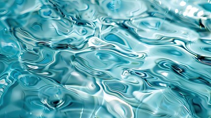 Poster - Layers of transparent glass with ripples