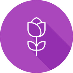 Sticker - Flower Vector Icon