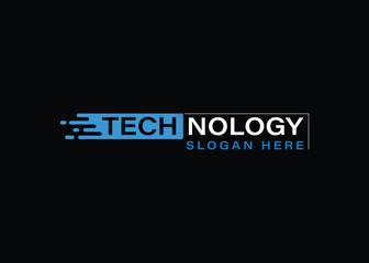 Wall Mural - Modern Technology Logo Design