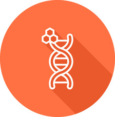 Sticker - Biology Vector Icon